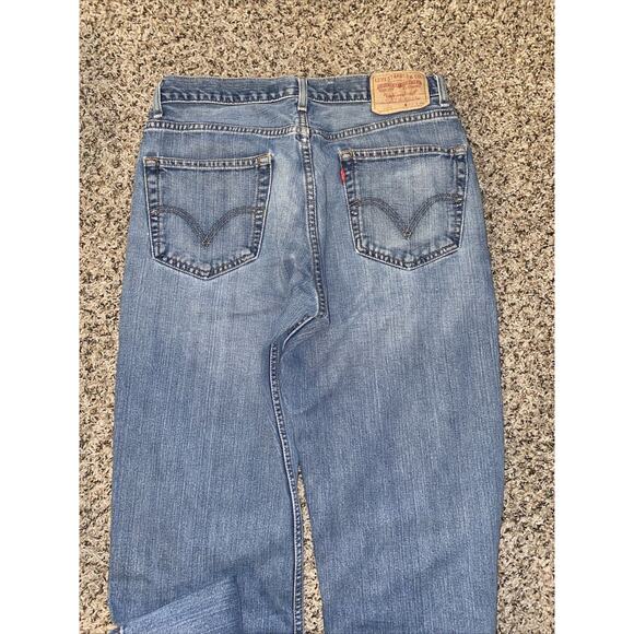 Levi's 550 Relaxed Fit Straight Leg Jeans Men's 33x30 Light Wash 100% Cotton - Picture 8 of 11